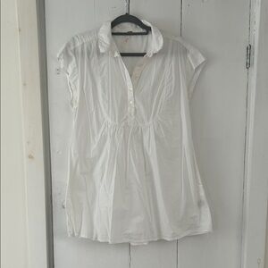 Free People White Tunic Top Small